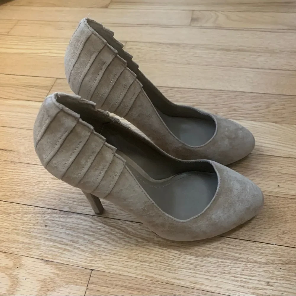 Aldo size 38/7.5 brown heels‎